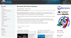 Desktop Screenshot of friulanasubacquei.it